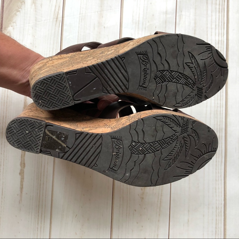 Brighton Derby cork wedge sandals - Picture 6 of 7